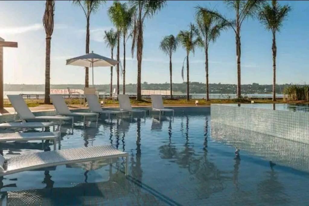 Flat De Luxo Em Um Resort! برازيليا المظهر الخارجي الصورة